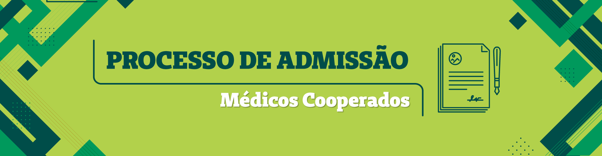 Processo de admissão para cooperativação de médicos 