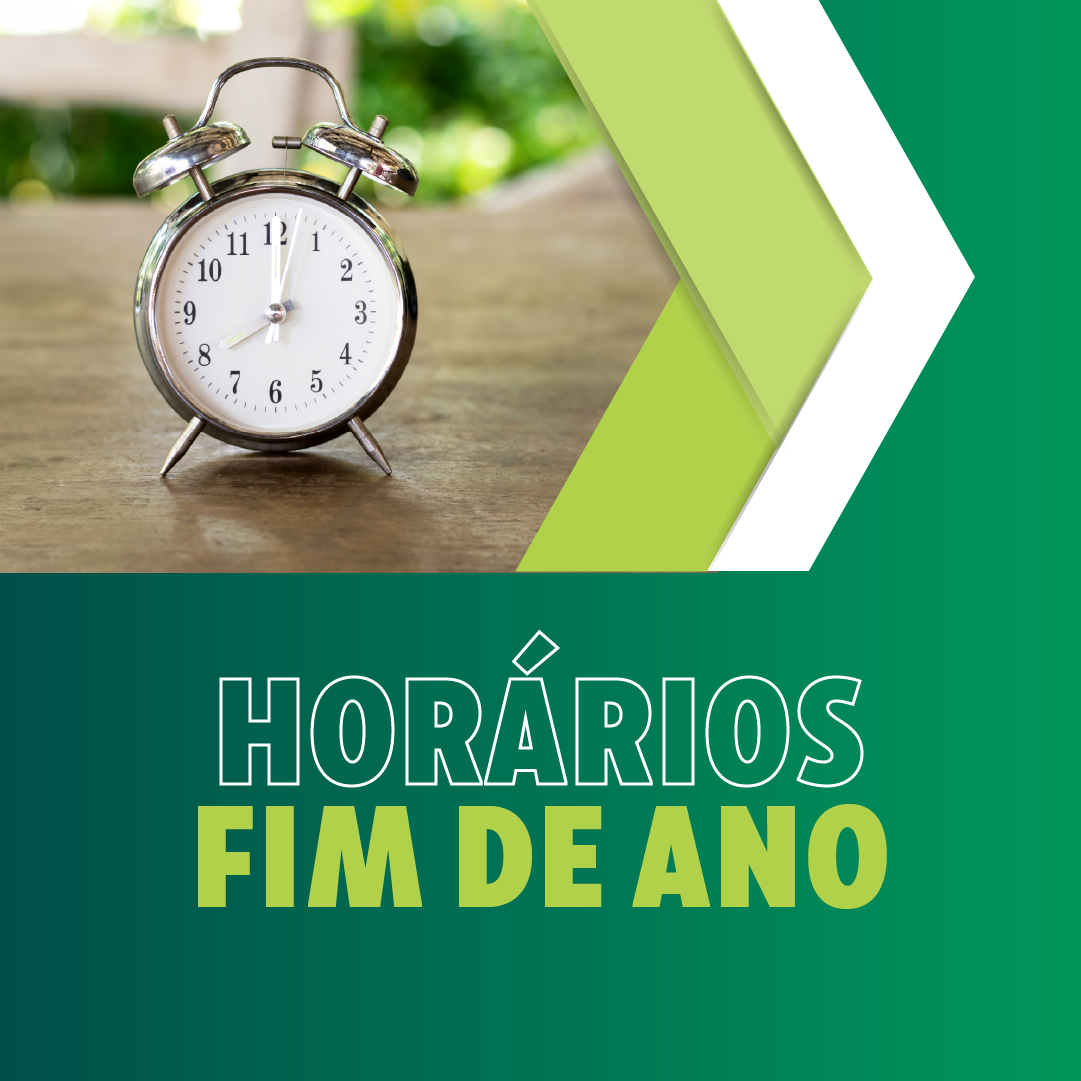 Confira os horários de fim de ano dos nossos pontos de atendimento em 2024