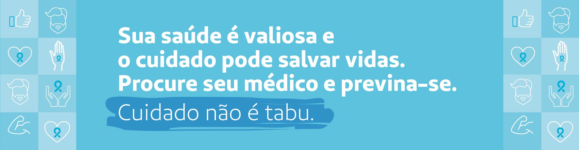 Em novembro, o alerta é para os cuidados com a saúde do homem