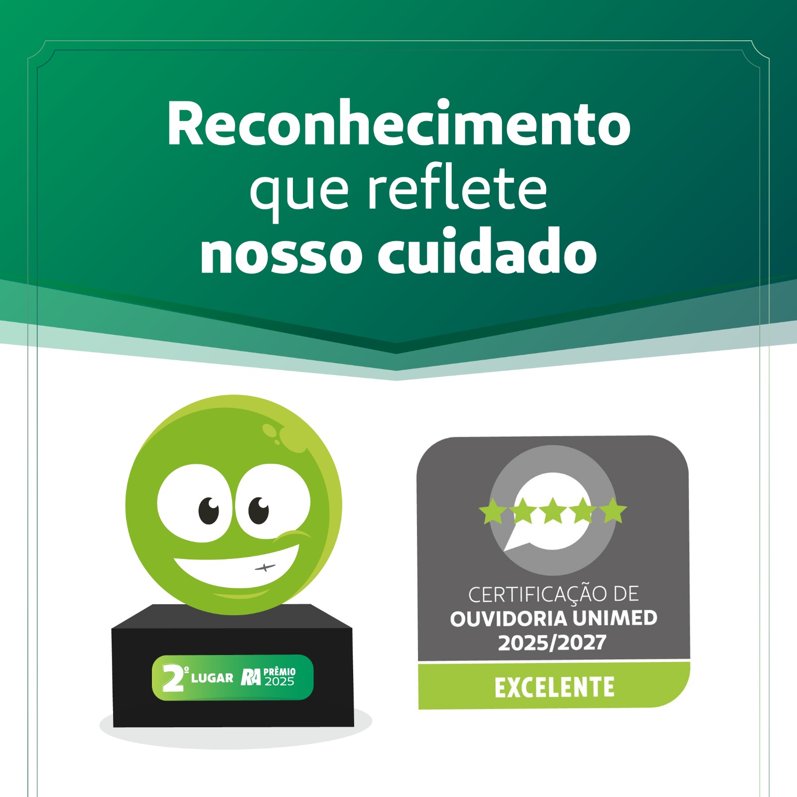 Reconhecimentos reforçam a qualidade do atendimento na Unimed Campinas