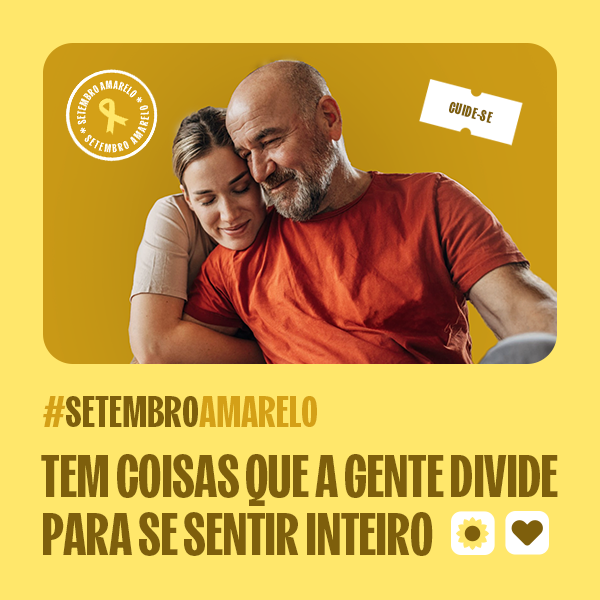 Setembro Amarelo: falar sobre o que sentimos também é uma forma de autocuidado