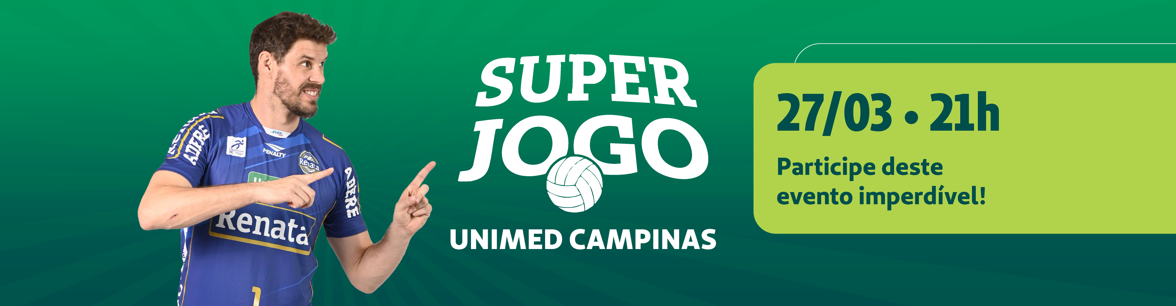 Super Jogo Vôlei Renata 2026 terá pré-venda exclusiva e ingressos com valor especial para clientes 
