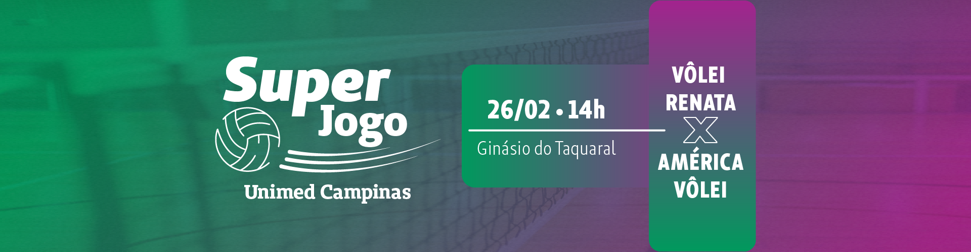 Participe da Torcida Unimed no Superjogo com o Vôlei Renata 