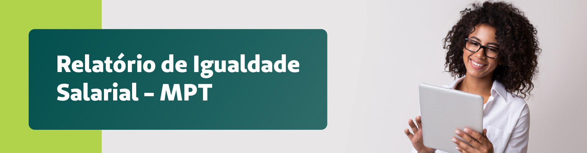 Relatório de Igualdade Salarial - MPT