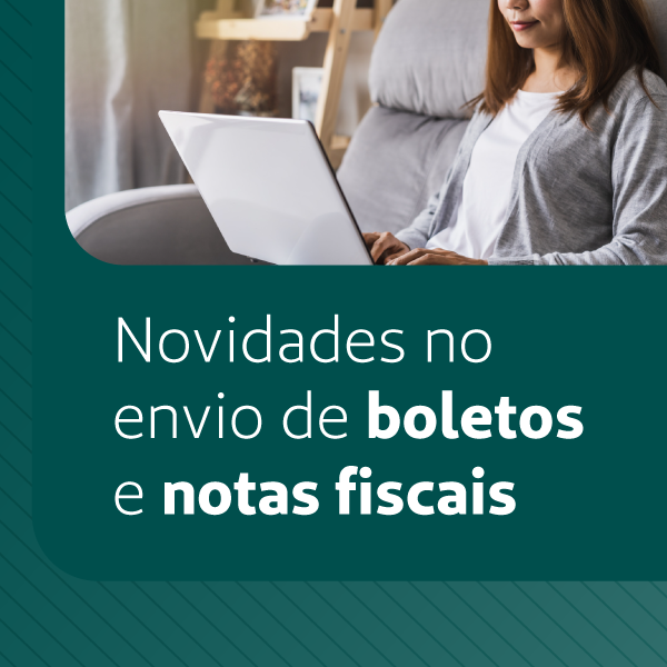 Novidades no envio de boletos e notas fiscais 