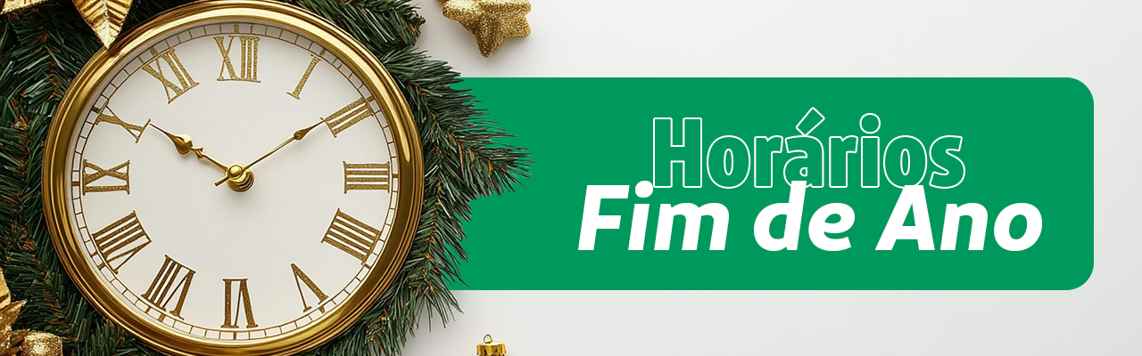 Confira o horário especial de fim de ano dos nossos pontos de atendimento 