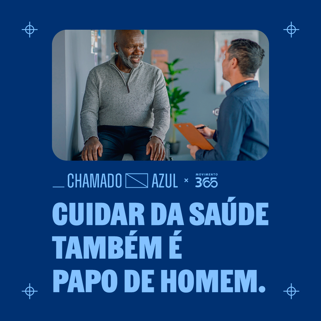 Chamado Azul: priorizar a saúde é essencial para prevenir o câncer de próstata