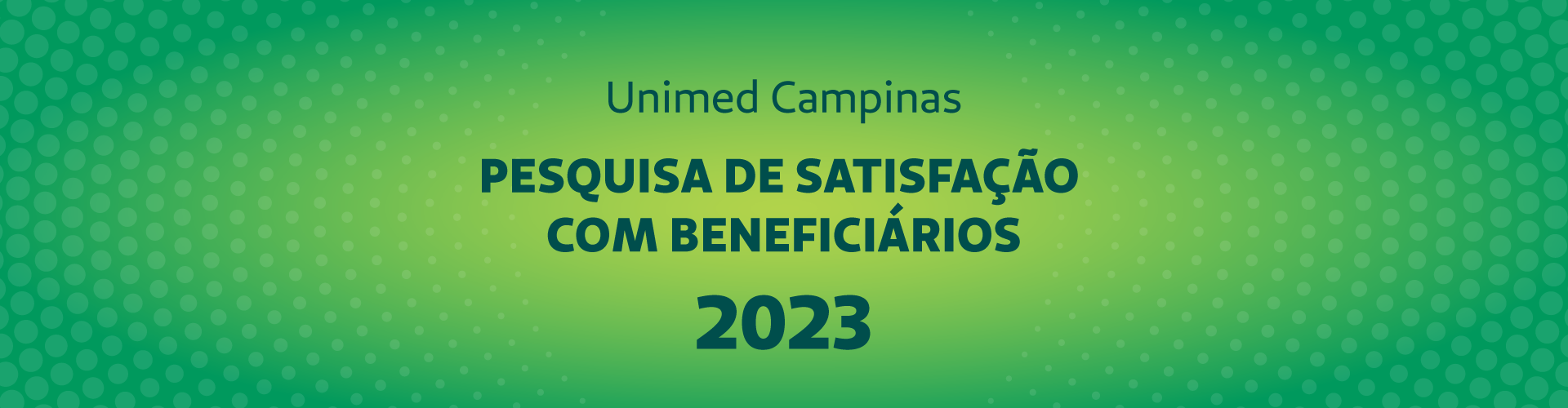 Pesquisa de satisfação com beneficiários 2023