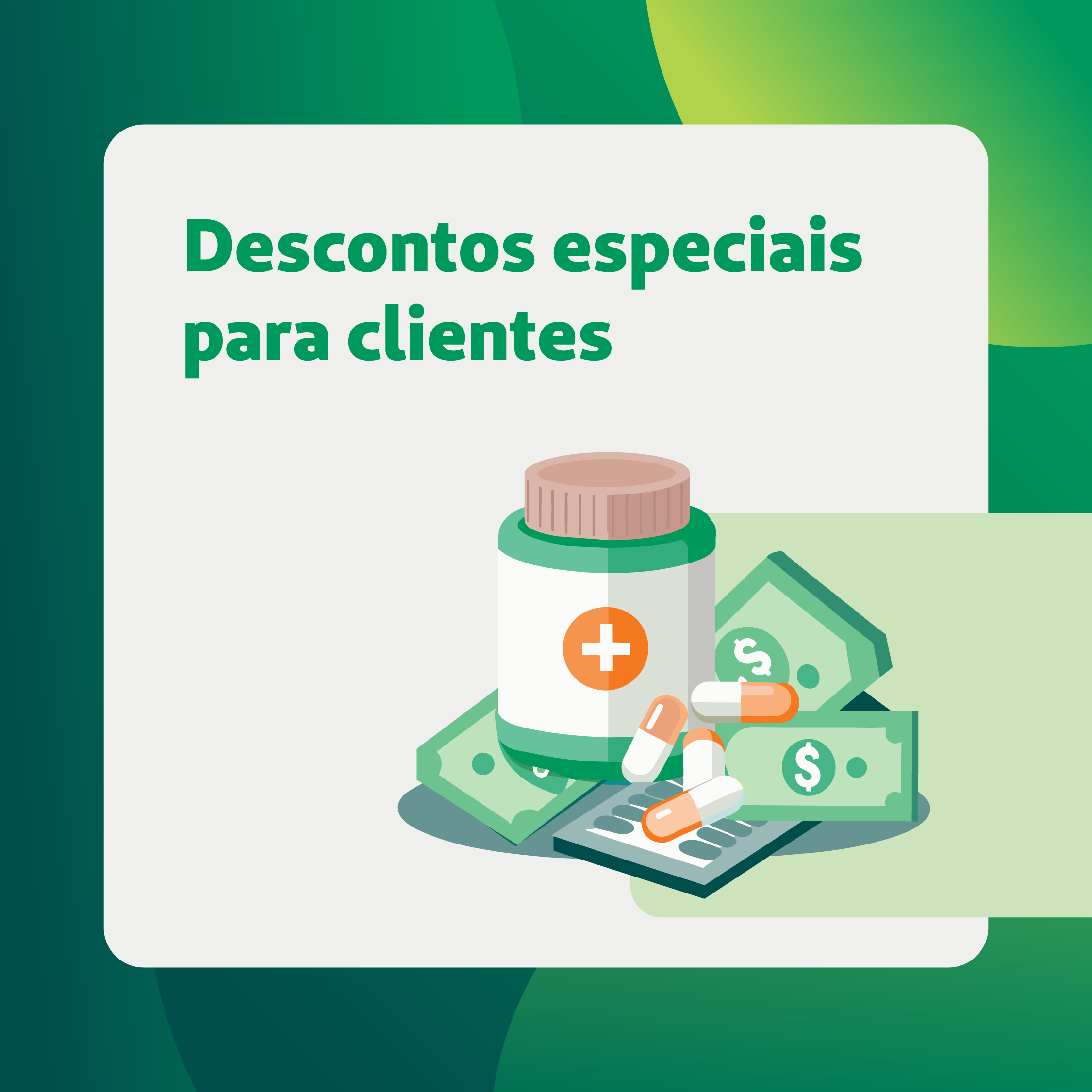 Parcerias de desconto com farmácias 