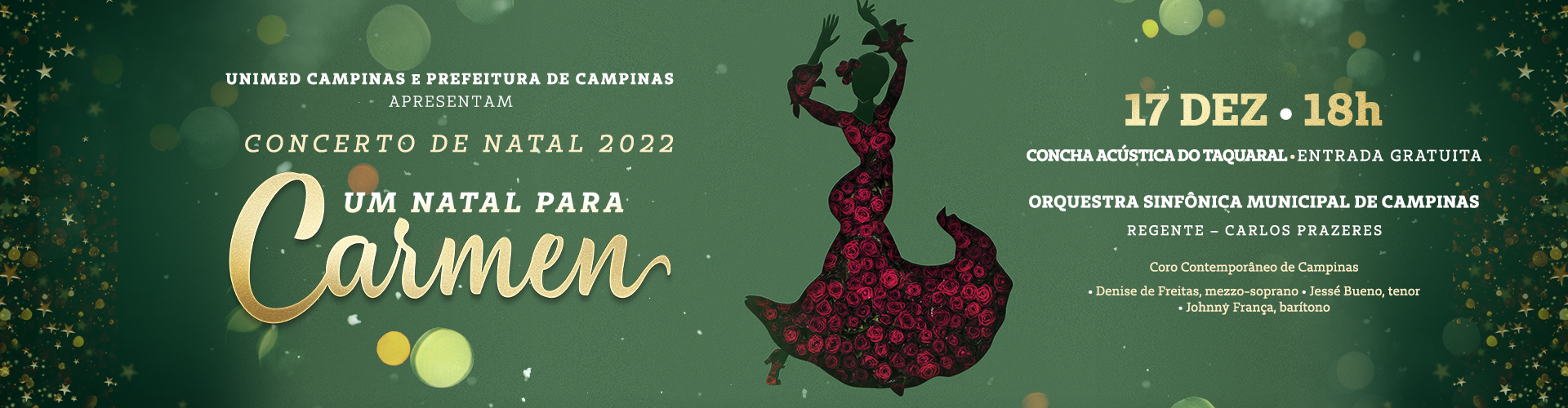 Unimed Campinas e Prefeitura Municipal de Campinas promovem Concerto de Natal na Concha Acústica do Taquaral