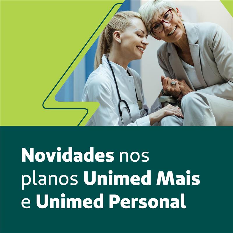 Alteração dos planos Unimed Mais e Unimed Personal