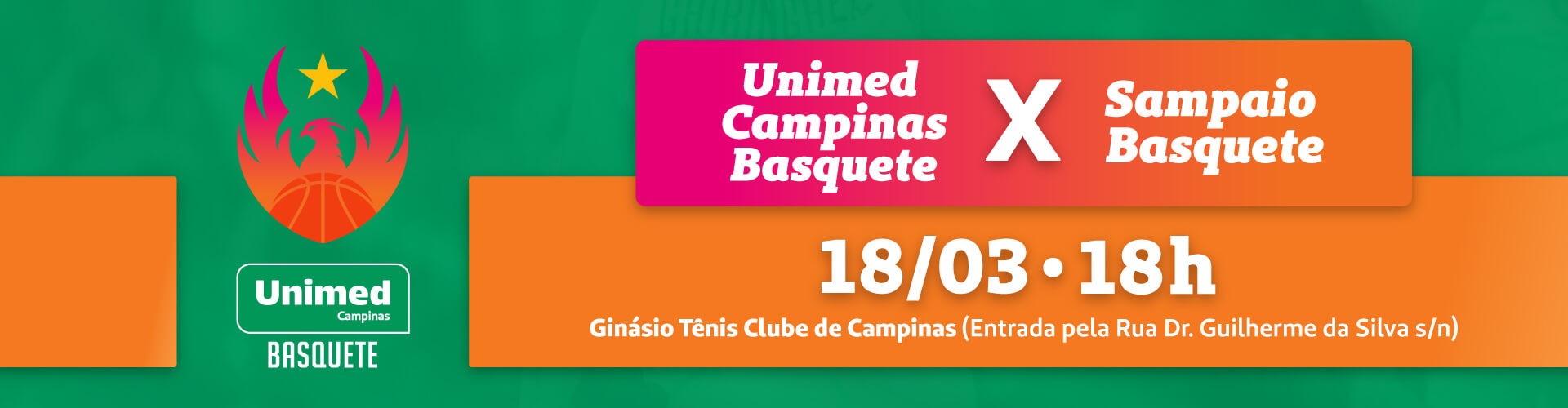 Unimed Campinas Basquete joga em casa neste sábado com atrações diversas e entrada franca